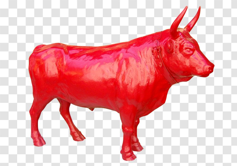 Drawing Of Family - Animal Figure Ox Transparent PNG
