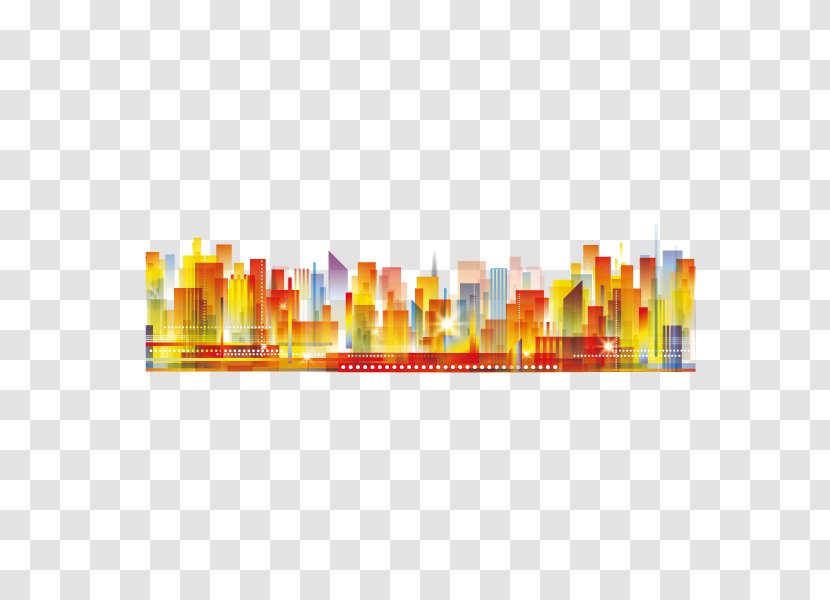 Silhouette Building City Illustration - Art - ​​building,City Silhouette,Beautiful Transparent PNG