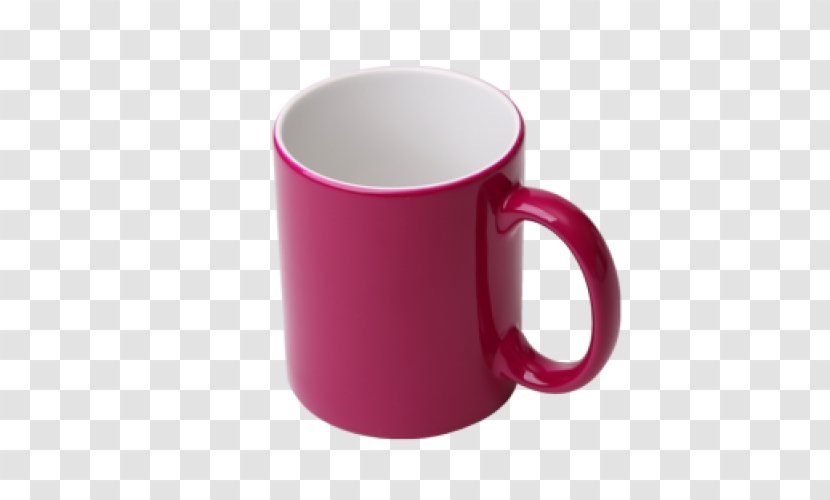 Coffee Cup Mug Purple Fuchsia Transparent PNG