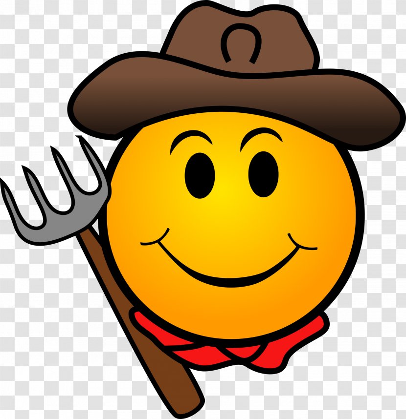 Smiley Emoticon Cowboy Clip Art Transparent PNG