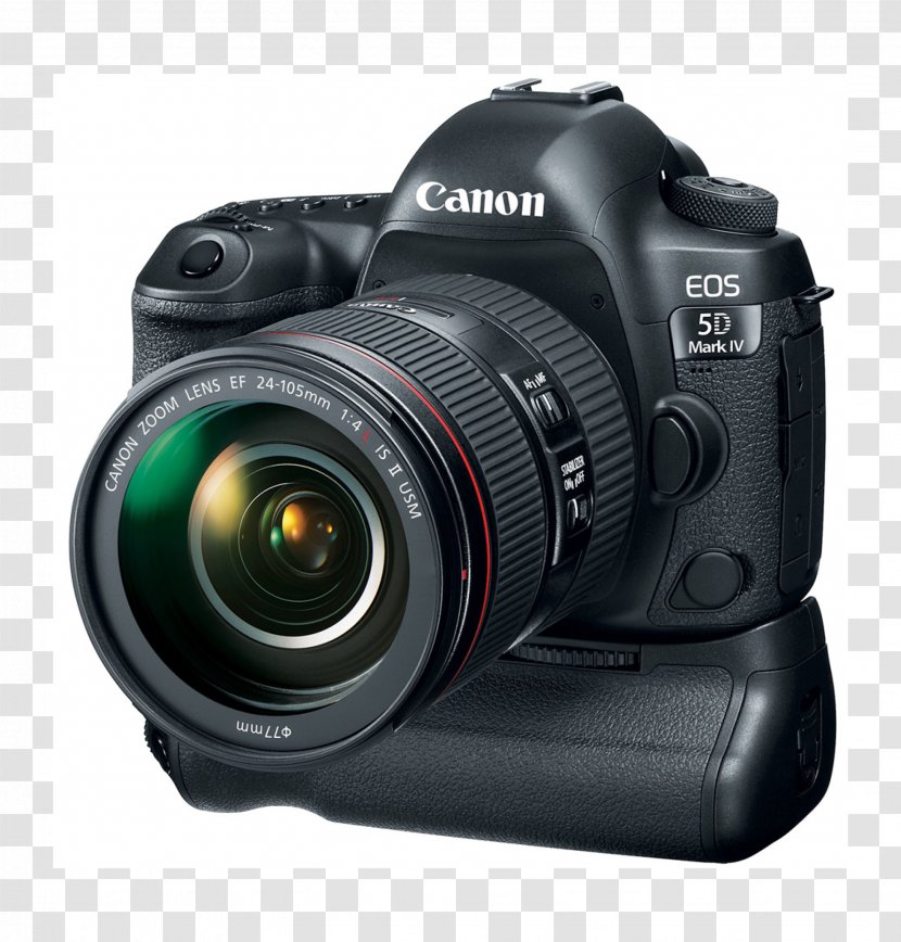 Canon EOS 5D Mark IV III EF 24–105mm Lens - Eos - Camera Transparent PNG