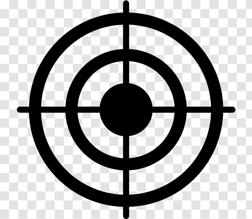 Shooting Targets Bullseye Target Corporation Black - Logo Blackandwhite Transparent PNG
