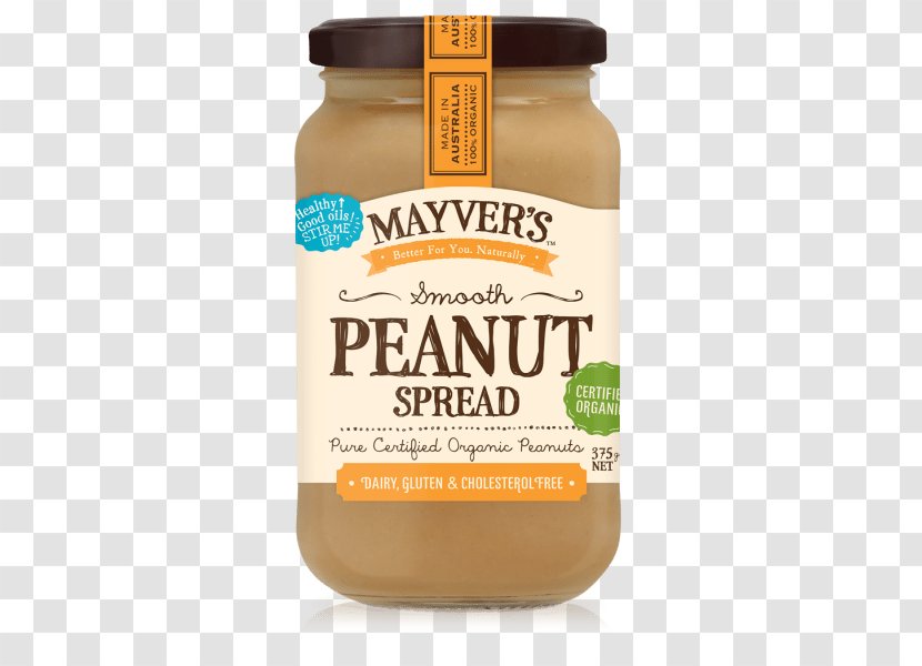 Organic Food Peanut Butter Spread Nut Butters - Chocolate Transparent PNG