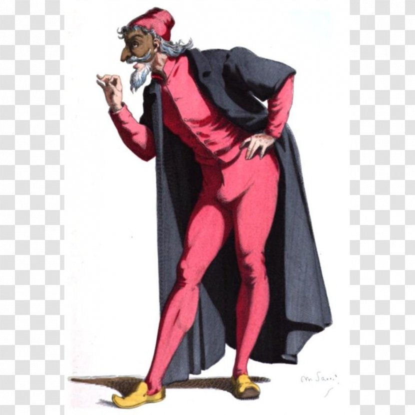 Pantalone Columbina Dell'Arte International School Of Physical Theatre Commedia Dell'arte Character - Stock - Classical Characters Transparent PNG