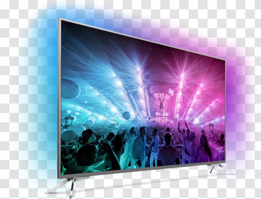 4K Resolution Philips Smart TV Ultra-high-definition Television LED-backlit LCD - Multimedia - Win Tv Transparent PNG