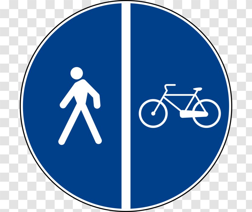 Segnali Di Prescrizione Nella Segnaletica Verticale Italiana Segregated Cycle Facilities Traffic Sign Italy Road - Code Transparent PNG