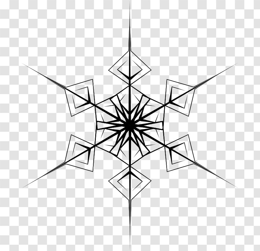 Snowflake Schema - Abstraction - Flakes Vector Transparent PNG