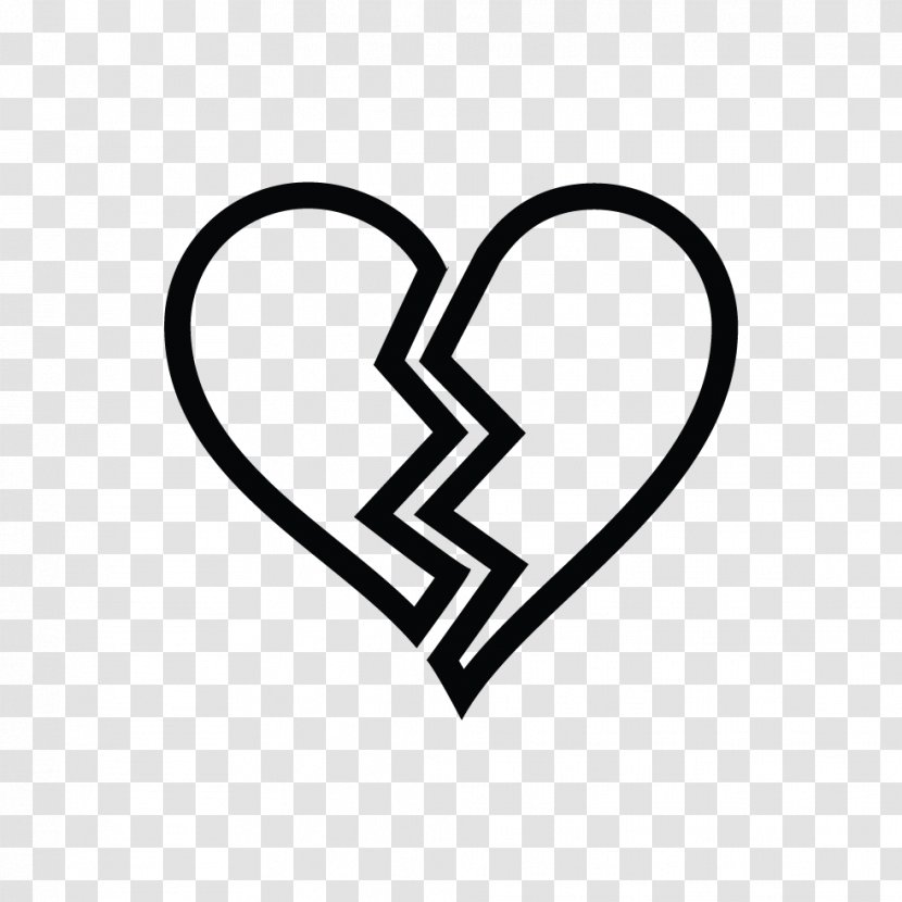 Clip Art Cell Computer Mouse - Heart - Broken Black And White Transparent PNG