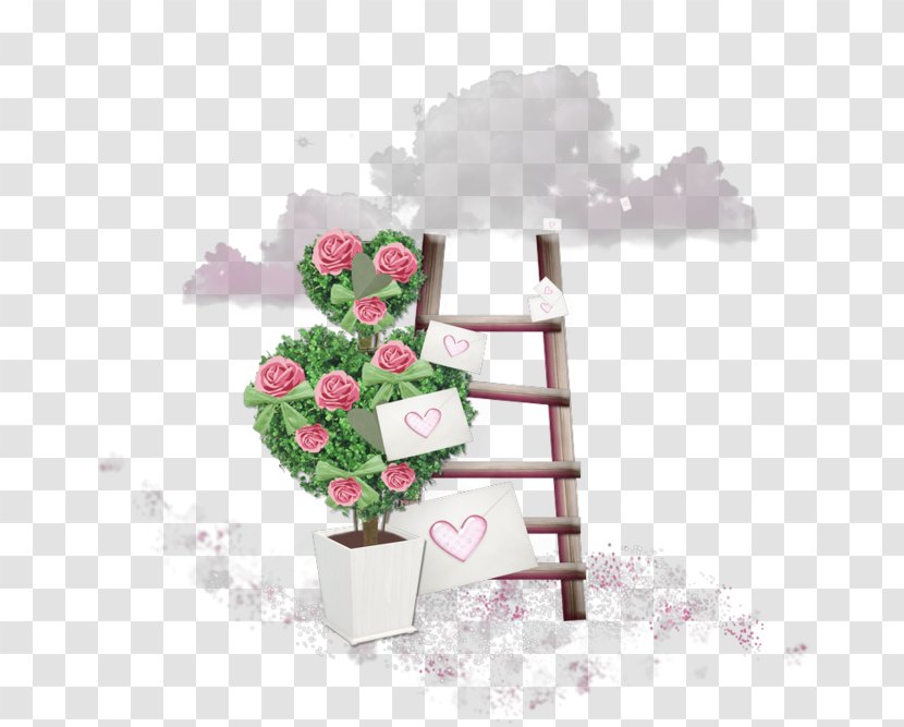 Ladder Clip Art - Flowers Transparent PNG