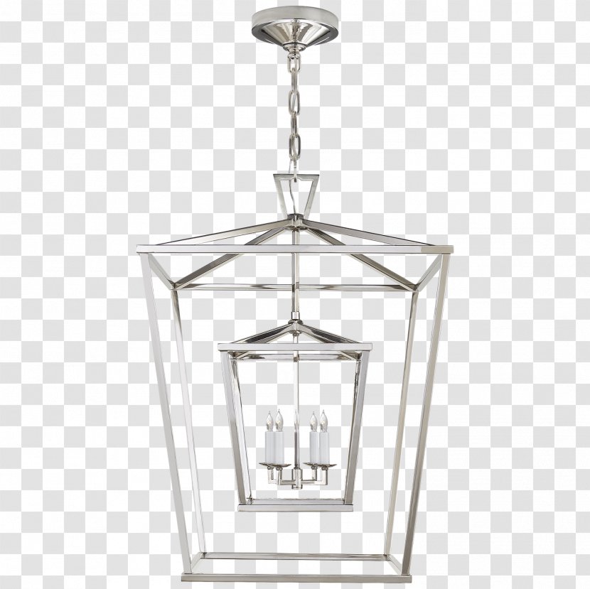 Lighting Visual Comfort Designer Lantern - Ceiling Fixture - Glowing Chandelier Transparent PNG