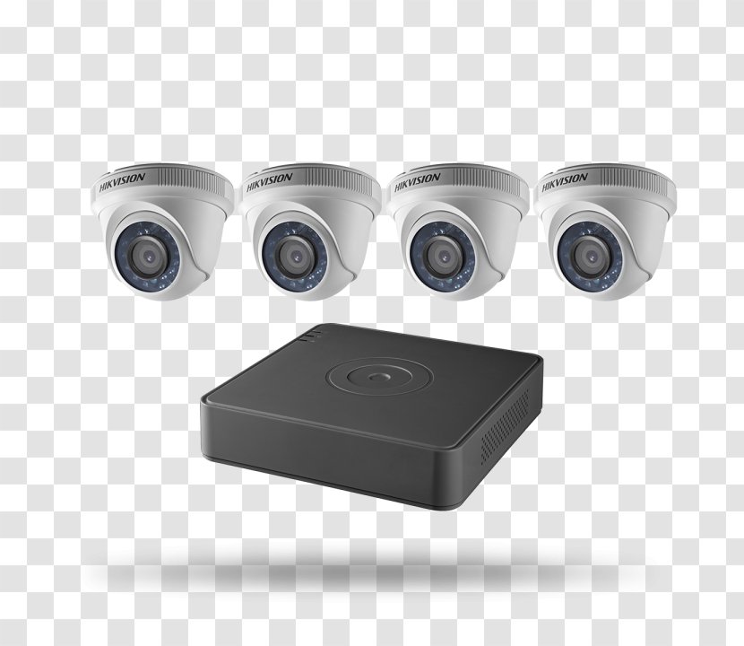 Closed-circuit Television Hikvision Network Video Recorder 1080p Camera - High Definition Transport Interface - Cctv Dvr Kit Transparent PNG