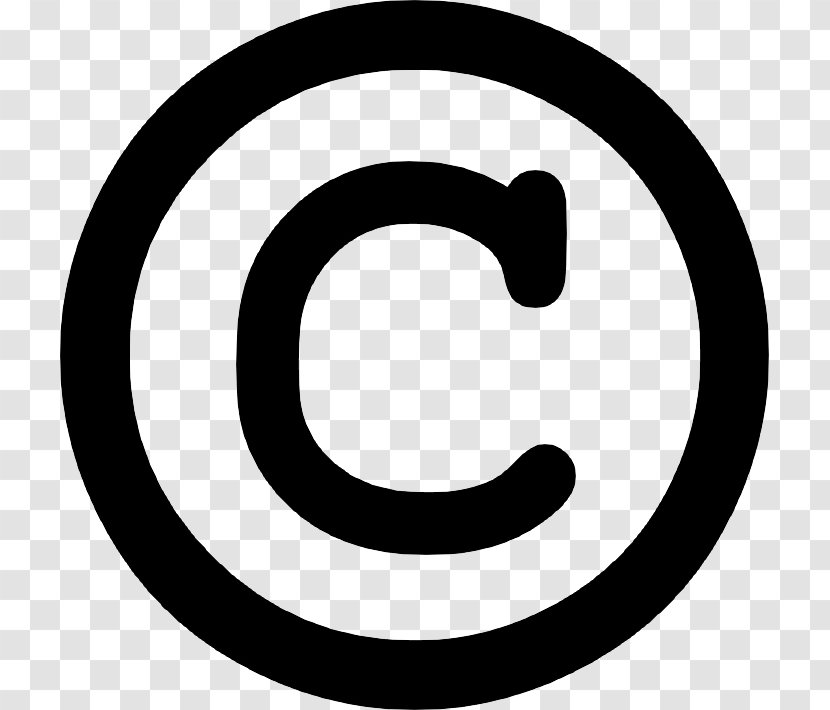 Copyright Symbol Logo Notice - Act Of 1976 Transparent PNG