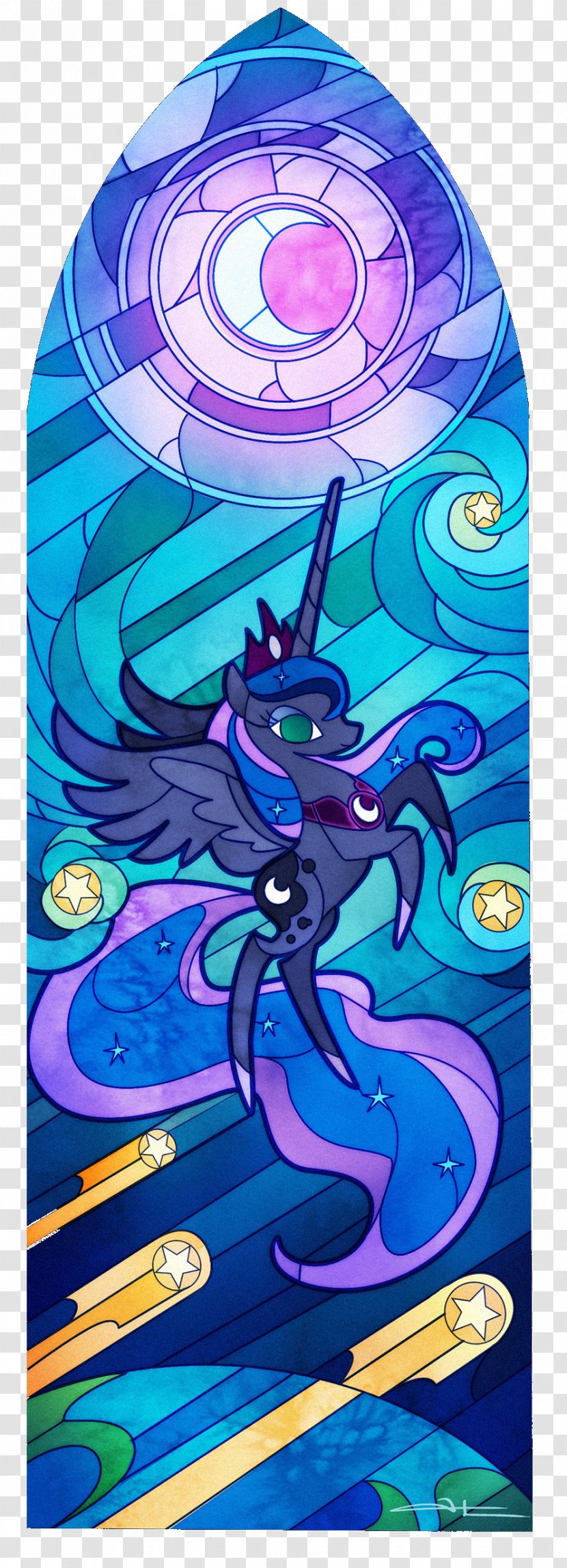 My Little Pony Princess Luna Twilight Sparkle Celestia - Electric Blue Transparent PNG