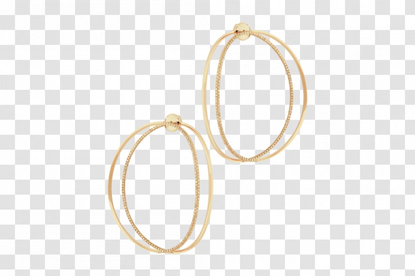 Earring Halqa Gold Body Jewellery - Earlobe And Hoop Earrings Transparent PNG