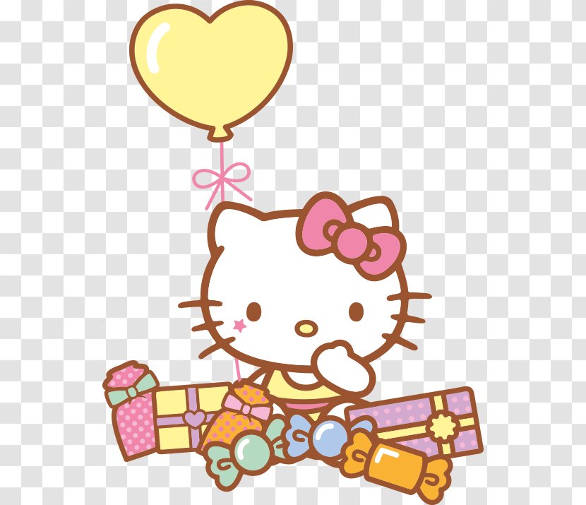 Hello Kitty Sanrio Japan Chore Chart Cat - Heart - Font Transparent PNG