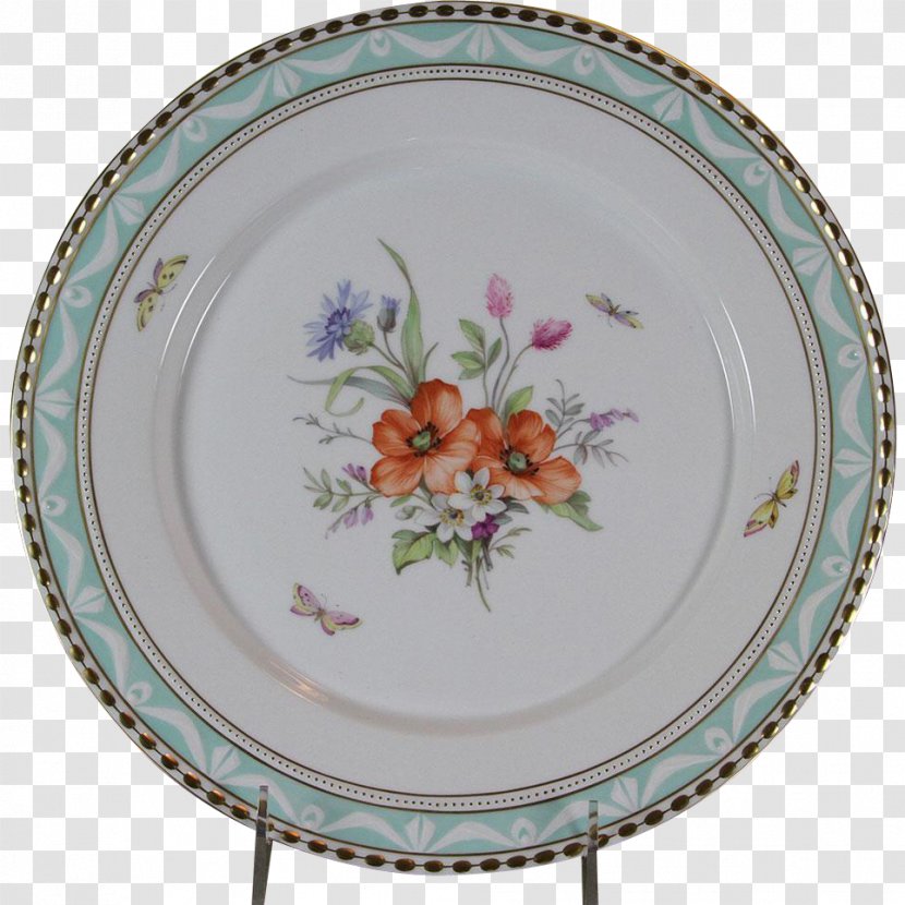 Tableware Platter Plate Saucer Porcelain - Hand-painted Garlands Transparent PNG