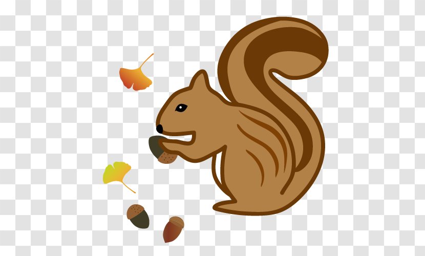 Autumn Clipart - Carnivoran - Squirrel And Acupuncture.Others Transparent PNG