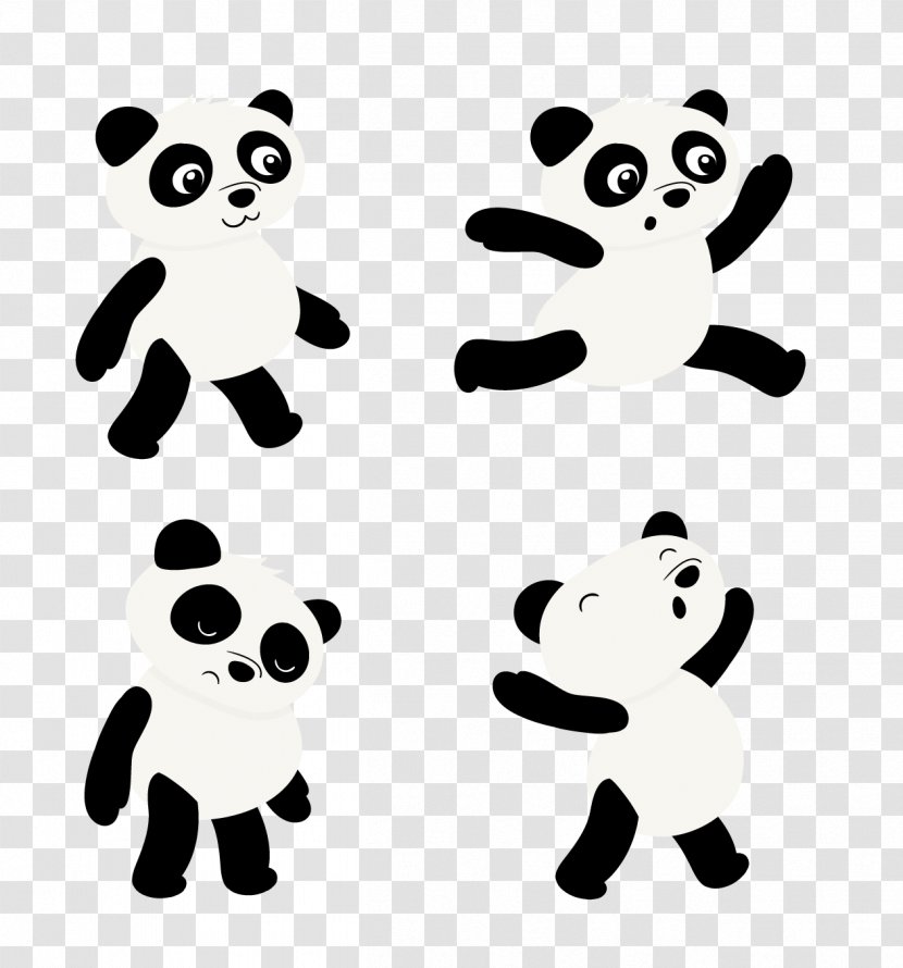 Giant Panda Bear Euclidean Vector - Frame - Material Transparent PNG