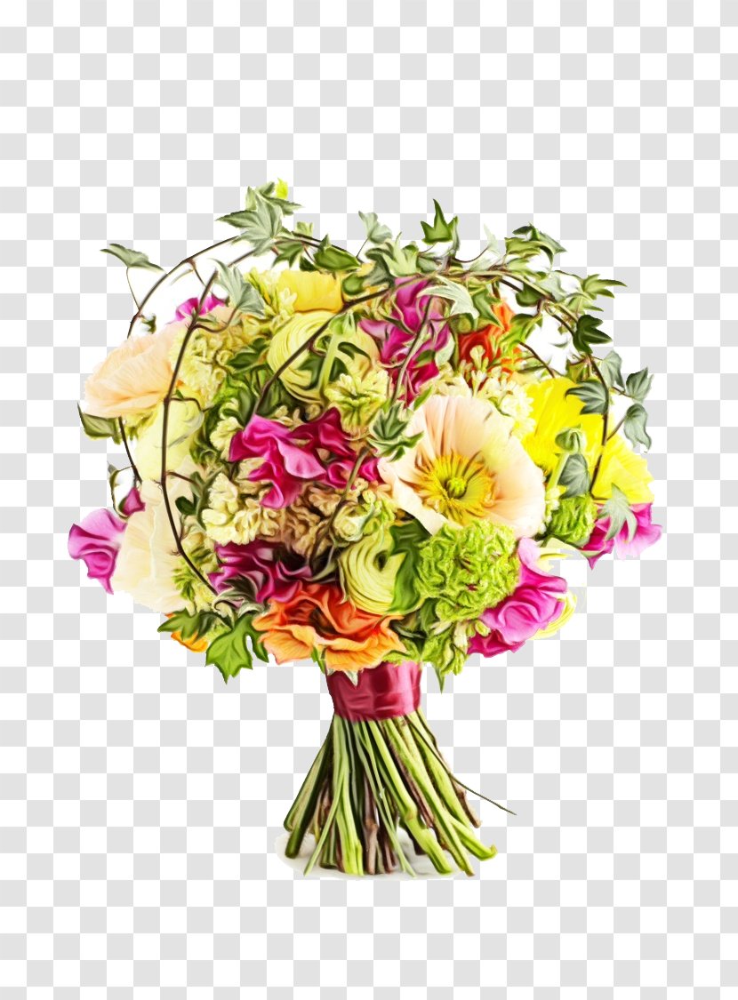 Flower Bouquet Clip Art Wedding - Floral Design - Rose Transparent PNG