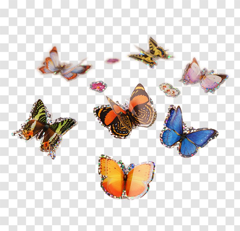 Butterfly Gardening Insect Sticker Monarch Transparent PNG