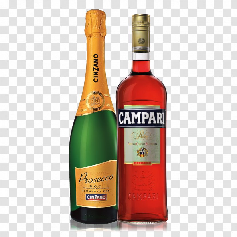 Campari Distilled Beverage Liqueur Negroni Cointreau - Alcoholic - Drink Transparent PNG