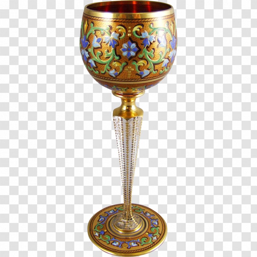 Bohemian Glass Chalice Moser - Tableware Transparent PNG