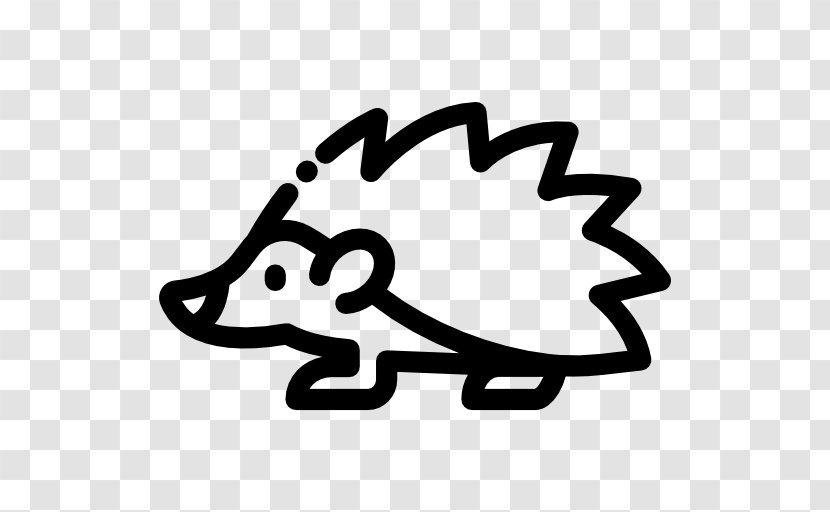 Hedgehog Animal Clip Art - Black And White Transparent PNG