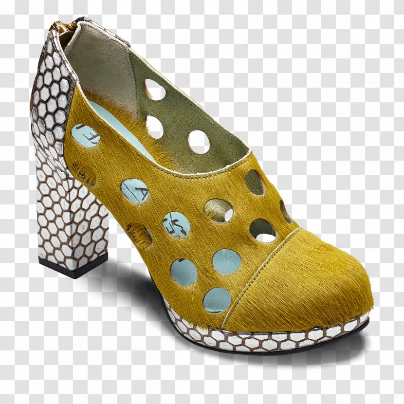 High-heeled Shoe Calfskin Boot Fashion - Basic Pump - Polka Dot Mid Heel Shoes For Women Transparent PNG