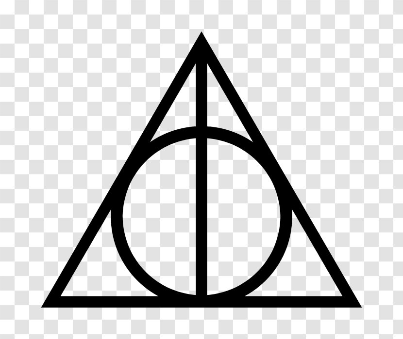 Harry Potter And The Deathly Hallows Philosopher's Stone Symbol Chamber Of Secrets - Monochrome Photography Transparent PNG