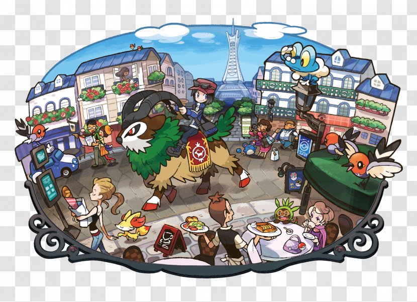 Pokémon X And Y Art The Company Nintendo 3DS - Concept - City Illustration Transparent PNG
