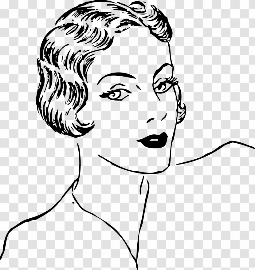 Woman Cartoon Drawing Clip Art - Tree - Haircut Transparent PNG