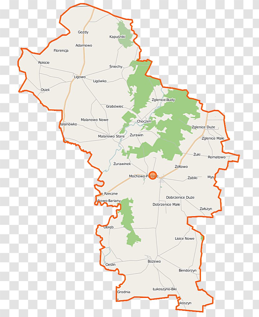 Malanowo Nowe Rokicie, Sierpc County Romatowo Gozdy, Masovian Voivodeship Adamowo, - Tree - Map Transparent PNG