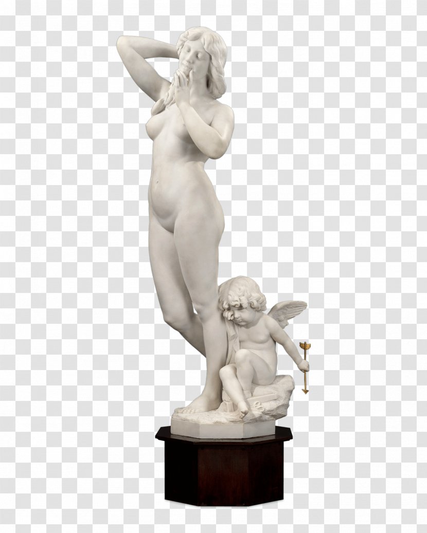 Venus De Milo Venus, Cupid, Folly And Time Marble Sculpture Statue - Art Transparent PNG