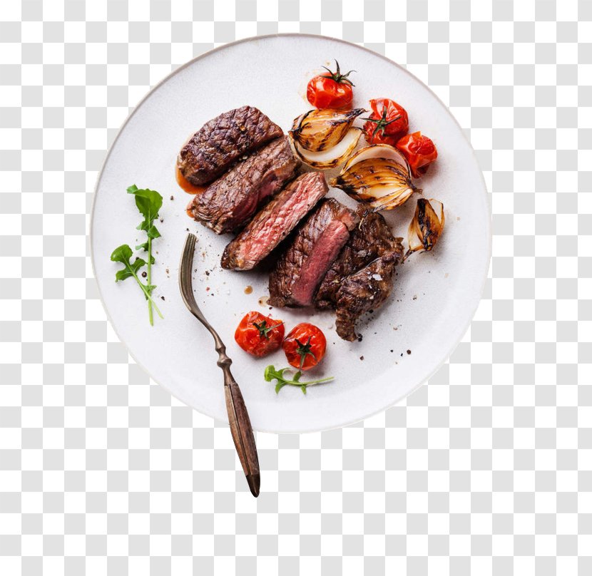 Beefsteak European Cuisine Ketogenic Diet Dos And Donts For Beginners: How To Lose Weight Feel Amazing Food Italian - Grilling - Tomato Steak Transparent PNG
