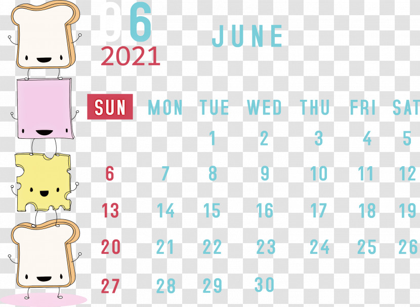 June 2021 Calendar 2021 Calendar June 2021 Printable Calendar Transparent PNG