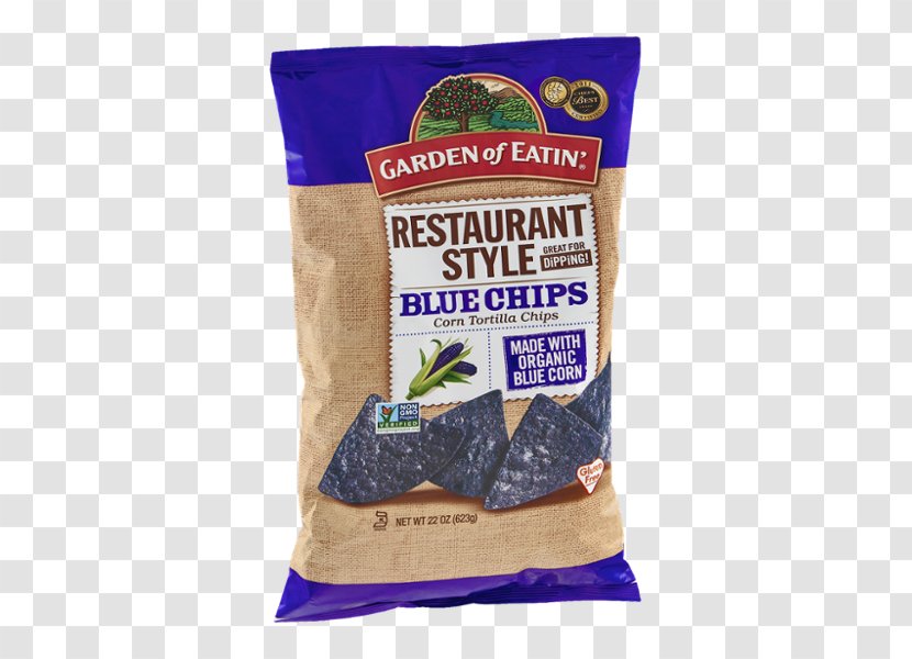 Tortilla Chip Corn Blue Salt - Potato Transparent PNG