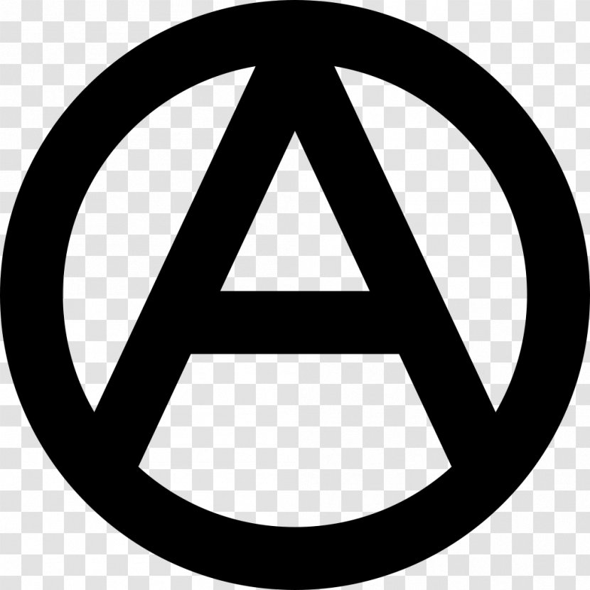 Anarchism Anarchy Symbol What Is Property? - Black And White Transparent PNG