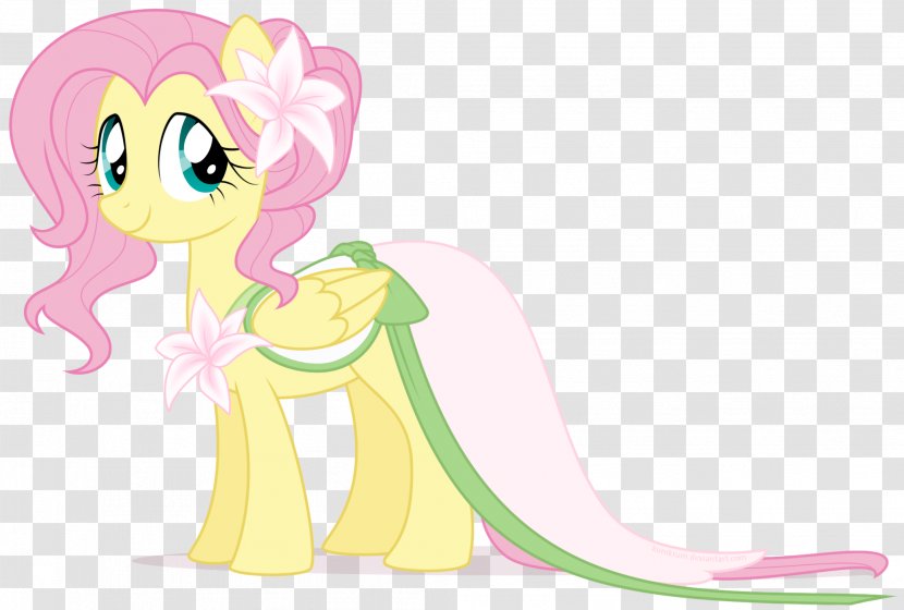 Fluttershy Pinkie Pie Rainbow Dash Rarity Applejack - Cartoon - Dress Transparent PNG