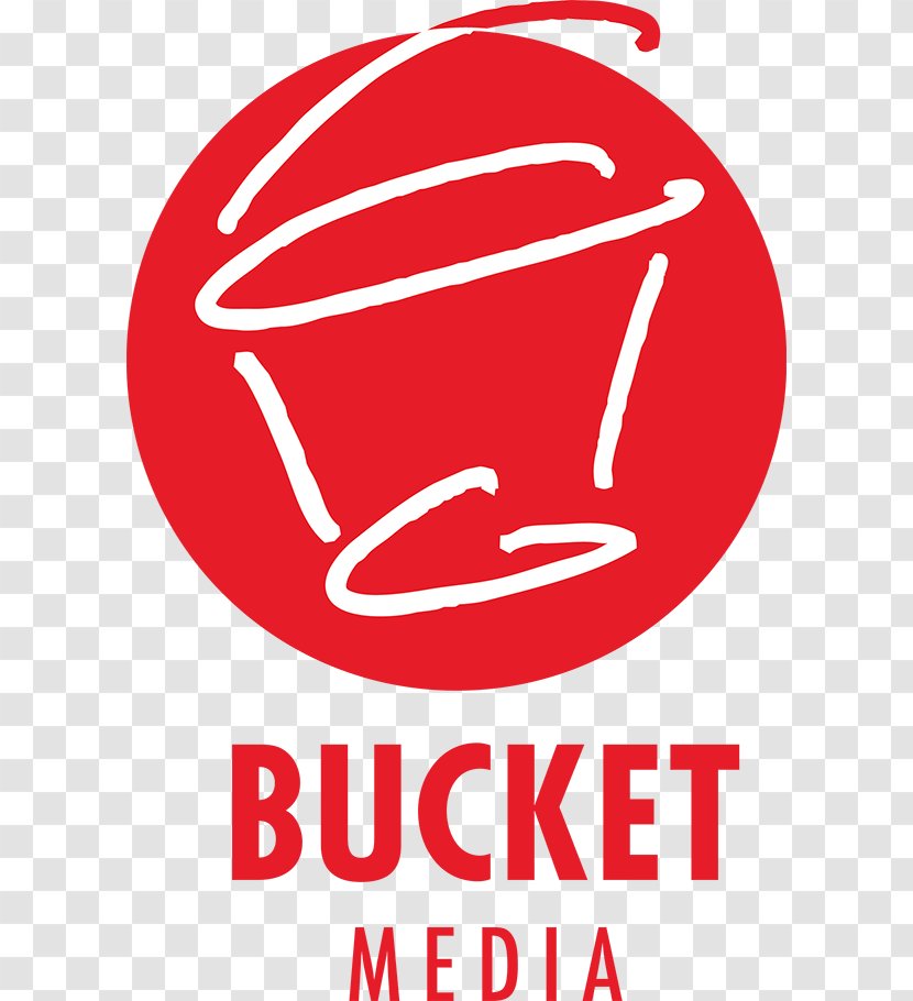 Logo Advertising Agency Media Planning Bucket Media, Inc. - Red - Buckle Up Transparent PNG
