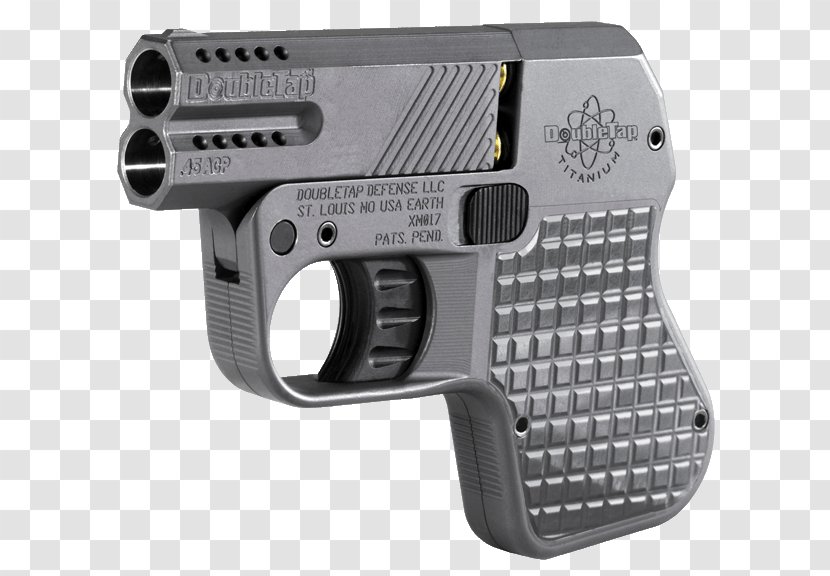 DoubleTap Derringer Pocket Pistol Firearm Handgun Transparent PNG
