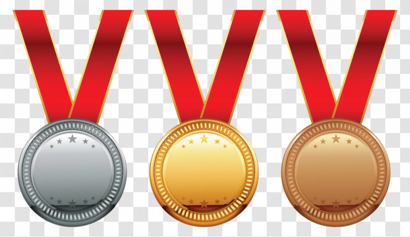 Gold Medal Olympic Award - Medals Transparent PNG