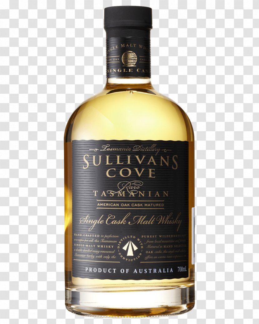 Liqueur Irish Whiskey Single Malt Whisky Sullivans Cove - Scotch - Cask Transparent PNG