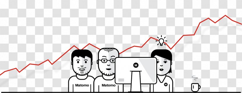 Matomo Web Analytics Google Team - Silhouette - Cartoon Transparent PNG