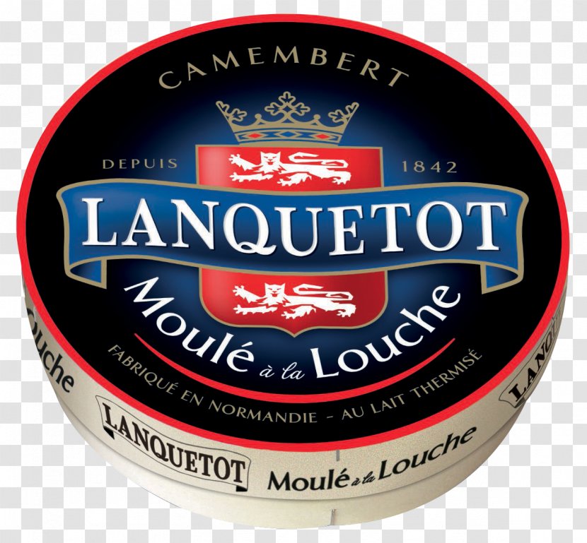 Lanquetot Camembert De Normandie Brie Coulommiers Cheese - Brand Transparent PNG