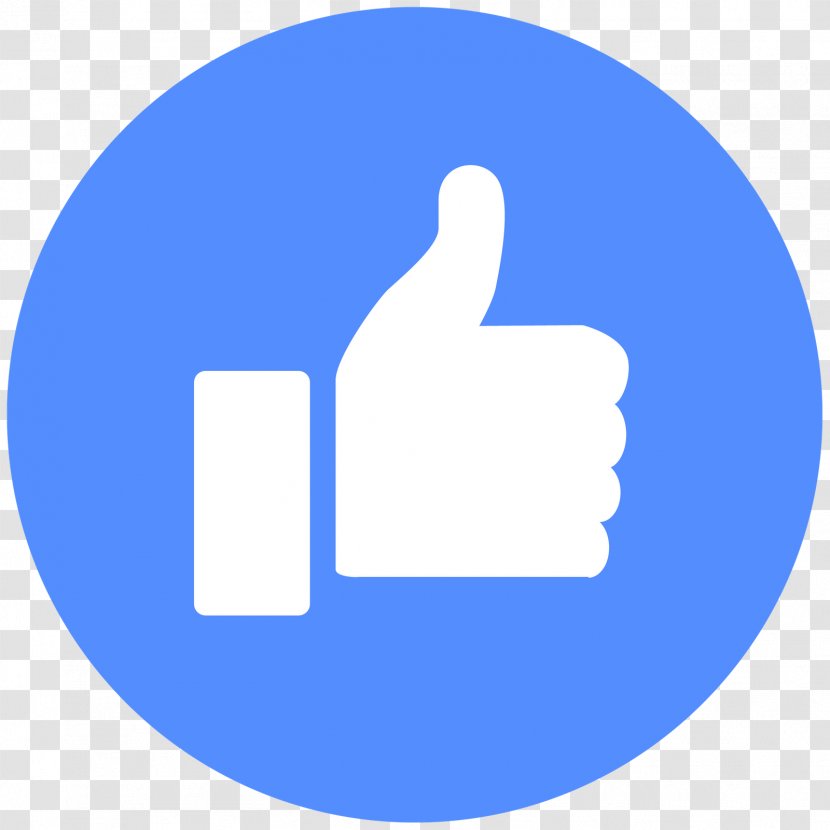YouTube Facebook Like Button Emoticon - Messenger - Thumbs Up Transparent PNG