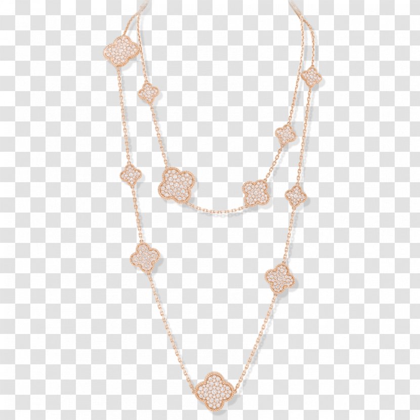 Necklace Van Cleef & Arpels Jewellery Sautoir Alhambra Transparent PNG