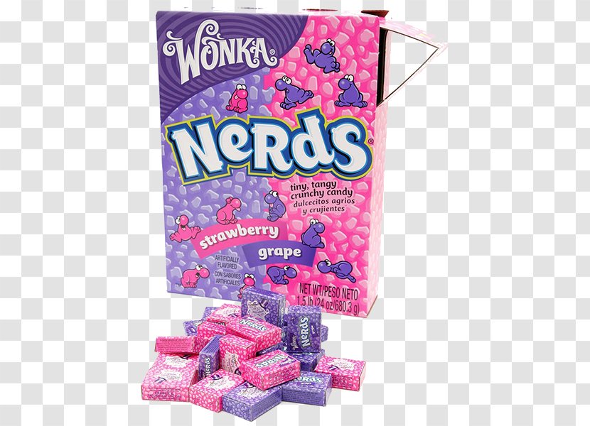 Wonka Bar Rock Candy The Willy Company Nerds - Flavor Transparent PNG