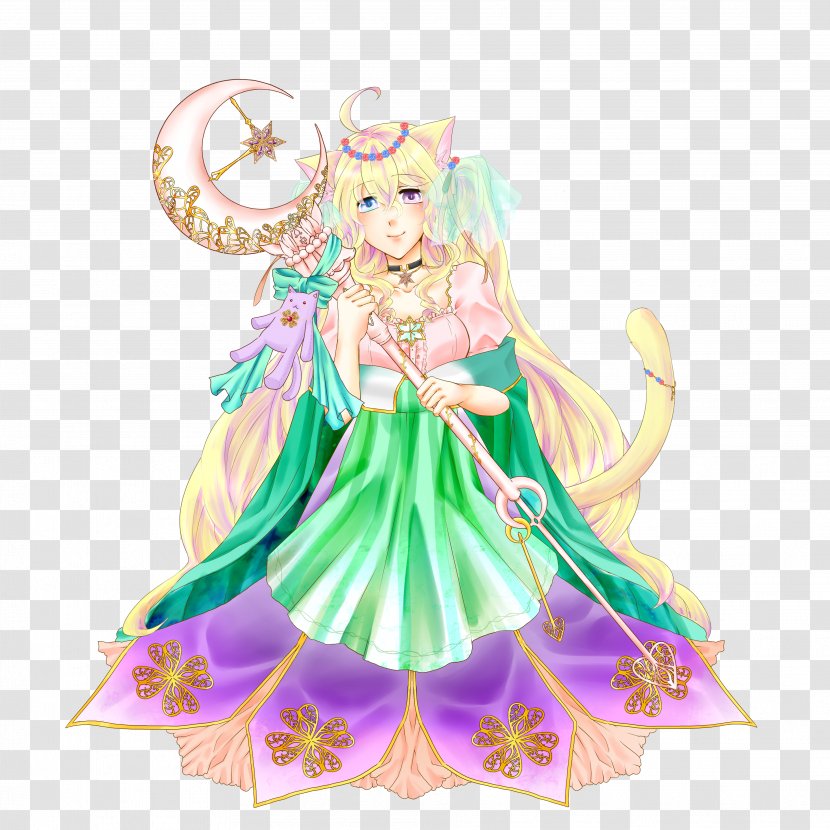 Legendary Creature Costume Design Fairy Figurine - Heart - Blush Floral Transparent PNG