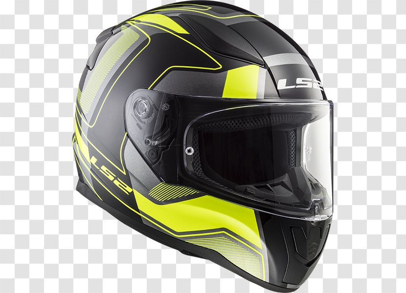 Motorcycle Helmets Helmet LS2 FF353 Rapid Carrera Black H-V Yellow L - Bicycle Clothing - Moto Transparent PNG