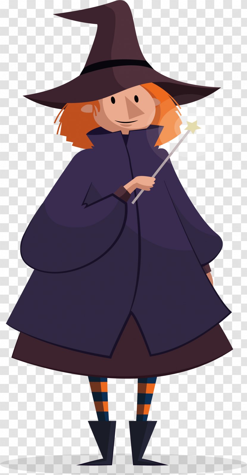 Witchcraft Illustration - Halloween - Witch Robe Transparent PNG